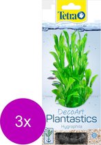 Tetra Decoart Plantastics Hygrophila 15 cm - Aquarium - Kunstplant - 3 x Small