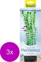 Tetra Decoart Plantastics Anacharis 29 cm - Aquarium - Kunstplant - 3 x Medium