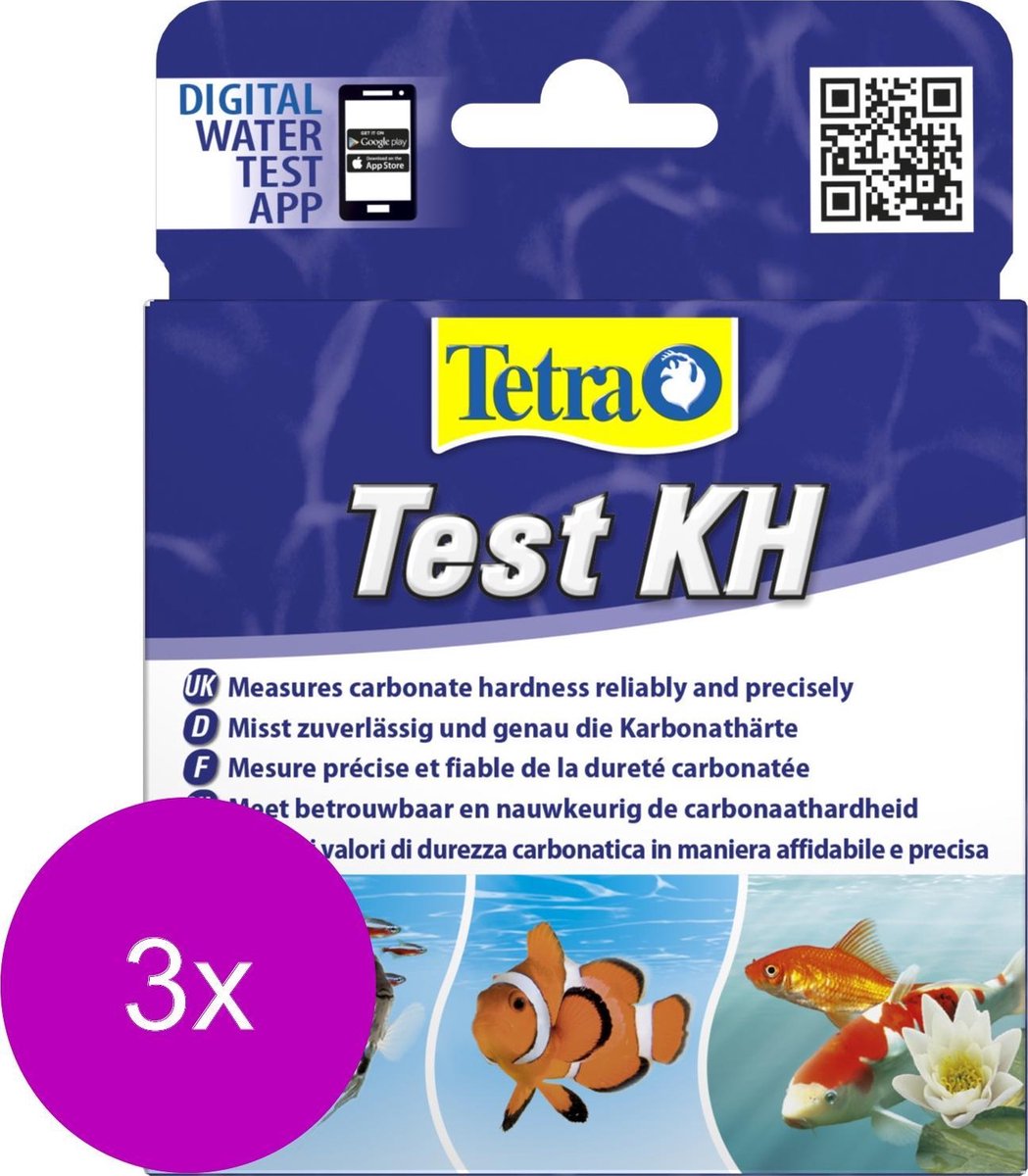 Tetra Test Carbonaat Kh - Testen - 3 x 10 ml