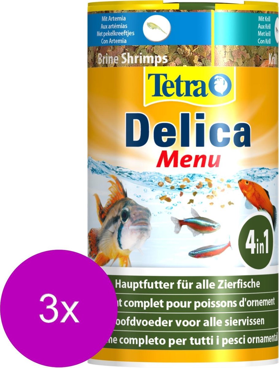 Tetra Delica Rmix - Vissenvoer - 3 x 100 ml