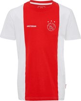 Tshirt Ajax witroodwit logo Amsterdam maat 152