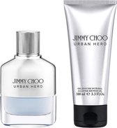 Jimmy Choo Urban Hero geschenkset met Eau de toilette 50 ml - Shower gel 100 ml