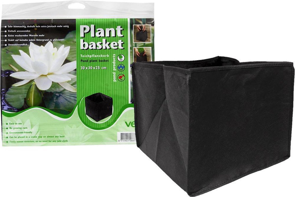 Velda PLANT BASKET 25X25X20 CM (5 stuks) – vijvermand - plantmand - Velda