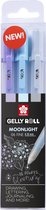 Sakura Gelly Roll Moonlight 06 gel stylo set 3 - Calme - effet fluorescent