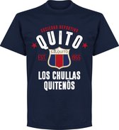 Sociedad Deportivo Quito Established T-Shirt - Navy - XL