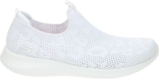 Skechers Ultra Flex - Fast Talker Dames Sneakers - White/Silver - Maat 42 |  Bestel nu!