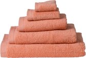 Handdoek 50x100 cm Uni List Coral 19097 - 4 Stuks
