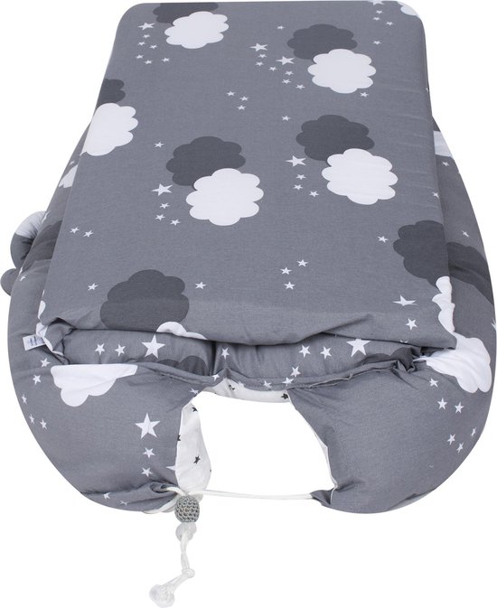 Nid de bébé - Couffins de bébé - Reflux Portable Grey Star - Nid