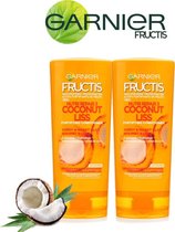 Garnier Fructis Nutri Repair 3 Coconut Liss Conditioner 2x200ml - Voordeelverpakking
