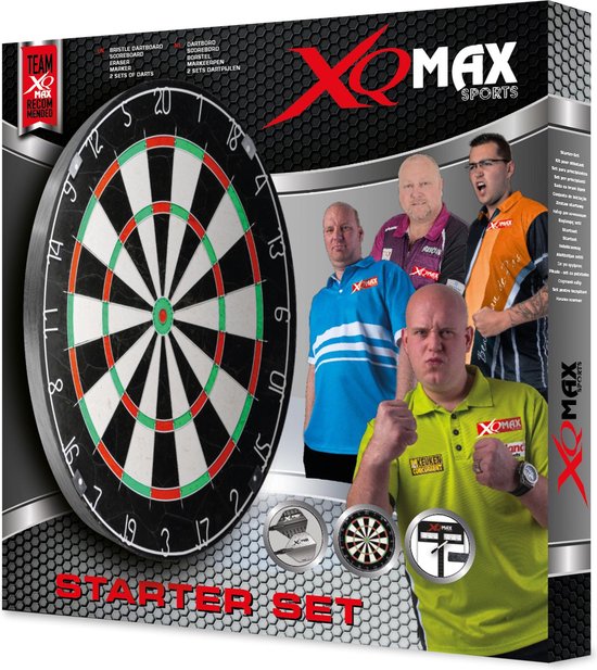 18 (43cm) Dartbord Dubbelzijdig 2cm Dikte met 9 Darts Set