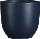 Decoratieve bloempot Tusca Ø22.5cm H20cm keramiek / blauw