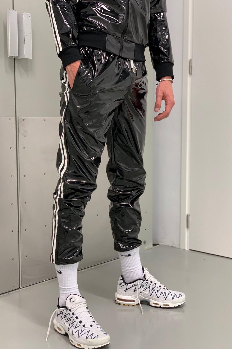 adidas pvc tracksuit