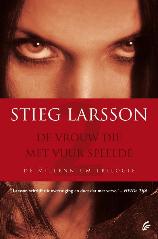 Cover van het boek 'De vrouw die met vuur speelde' van Stieg Larsson
