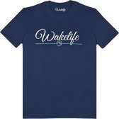 Wakelife Original T-shirt Navy Small (S)
