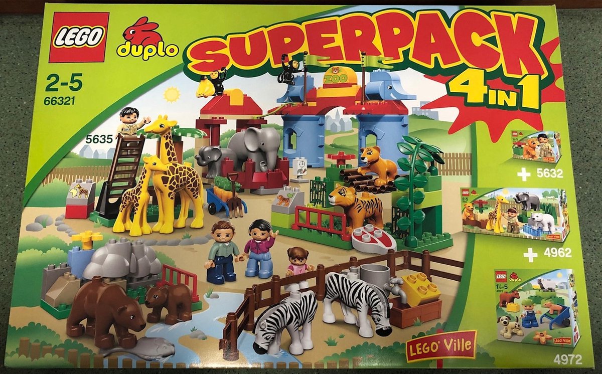 LEGO Duplo Zoo Superpack 4 in 1 | bol