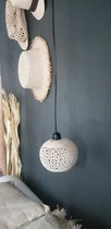 Kokosnoot hanglampje- Bali- naturel- D=15cm