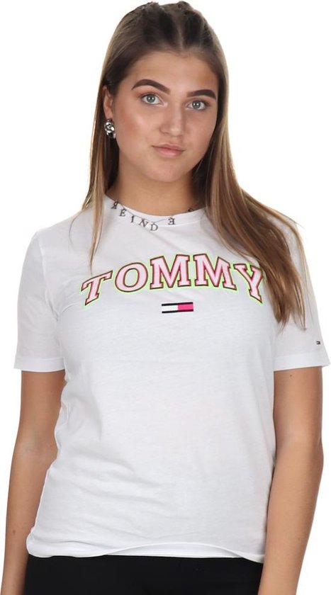 tommy jeans t shirt neon