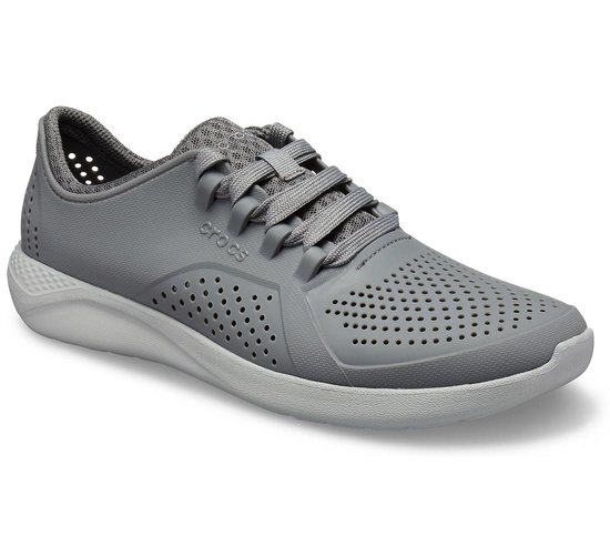 glans Metalen lijn krijgen Crocs Sneakers - Maat 42 - Mannen - grijs/wit Maat 9: 42-43 | bol.com