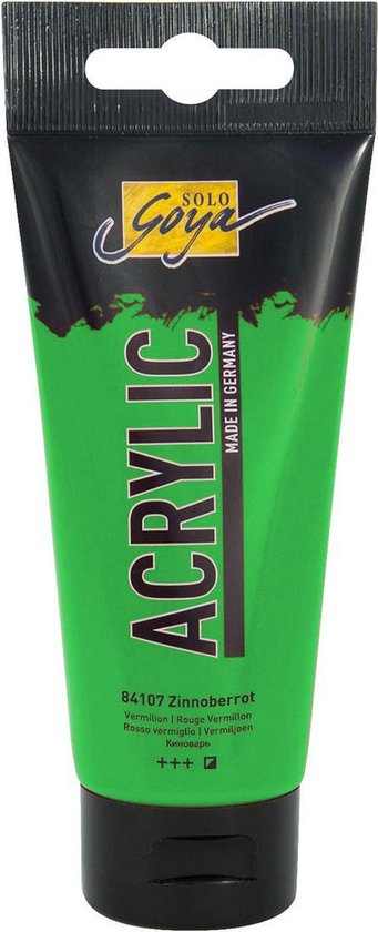 Creall Studio Acrylic Paint, semi opaque, brilliant green (50), 500 ml