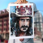 Frank Zappa art print (50x70cm)