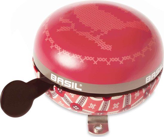 Basil Big bell bloom, sonnette, 80mm, scarlet rouge | 14.99 € - Culture Vélo