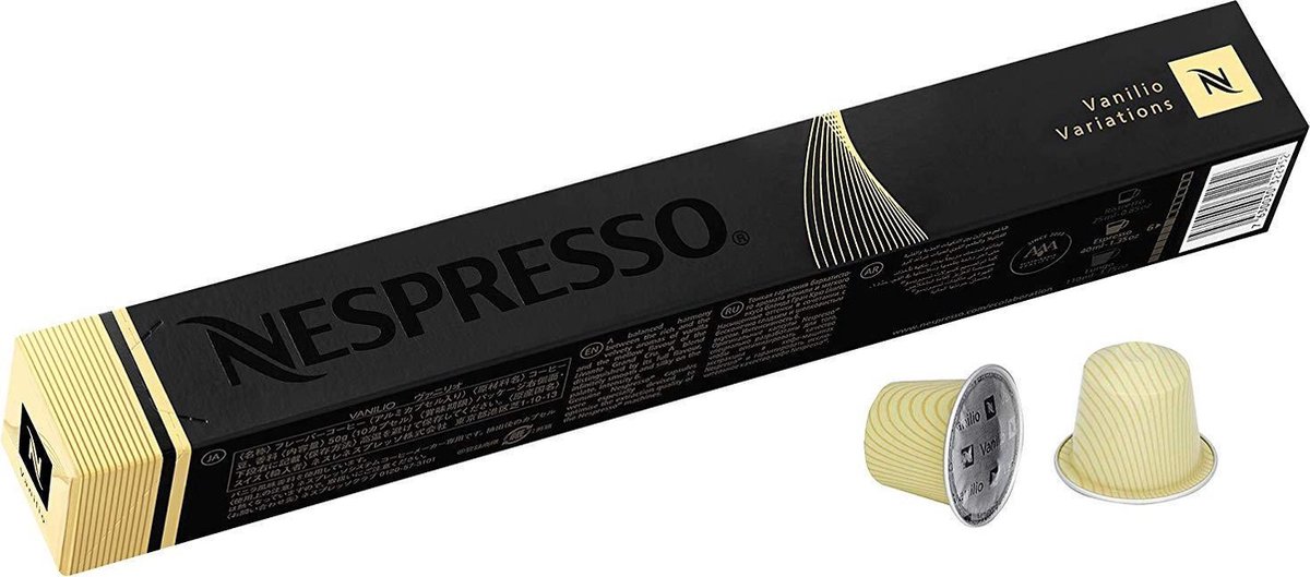Nespresso cups - vanilla - 10 cups | bol.com
