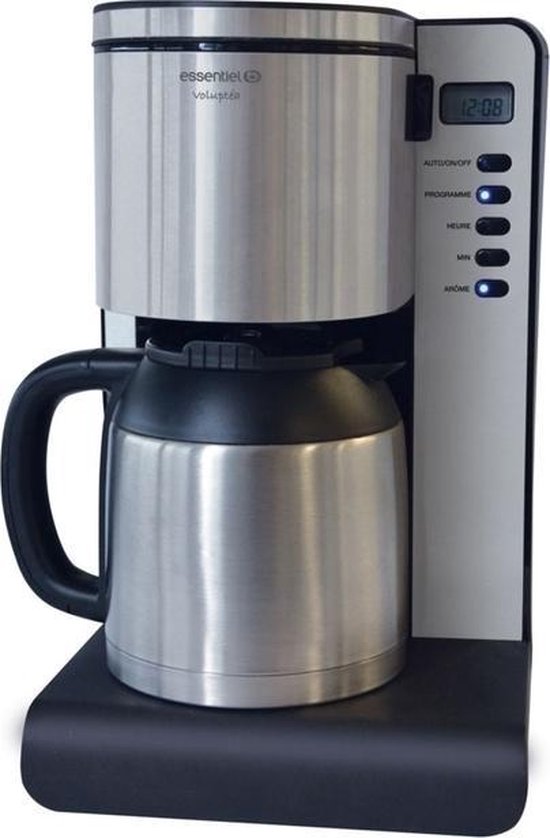 Koffiezetapparaat 1000W automatische koffiemachine inclusief RVS timer |