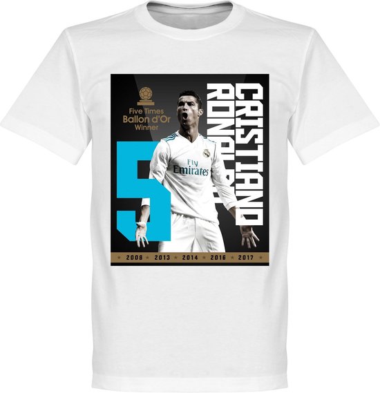 Ronaldo Ballon D'Or 2017 T-Shirt - XL