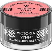 Victoria Vynn Builder Gel - gel om je nagels mee te verlengen of te verstevigen - COVER CANDY ROSE 15ml - Roze cover gel