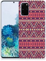 Geschikt voor Samsung Galaxy S20 Plus TPU bumper Aztec Purple