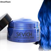 AtrustTeam – Kleur Haar Wax- Haarwax-HaircolorWax – Direct natuurlijke haarkleur, Natuurlijke ingrediënten Wasbaar-Feest wax –Tijdelijke Haarkleur-Carnaval- Moderne look- Haarcrème-Natuurlijke product -Waterbasis –Kleur:Blauw -Nieuw 2020