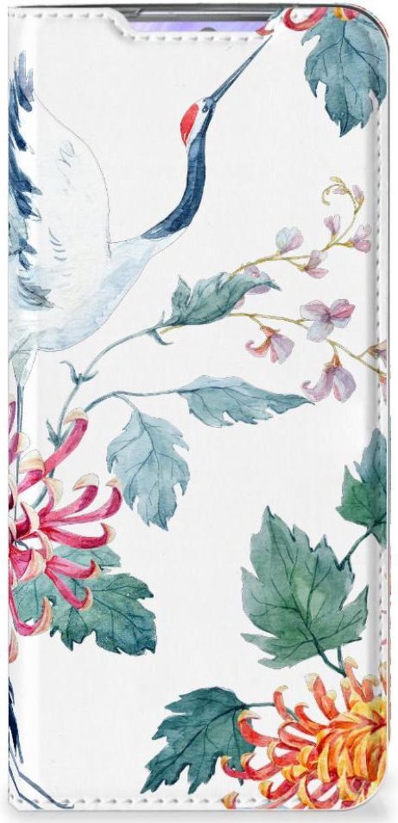 Samsung Galaxy S20 Hoesje maken Bird Flowers