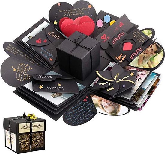DIY Valentijn Gift Box Valentijnscadeau - Liefdes Cadeau - Relatiegeschenk -... | bol.com