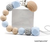 Sant&Klein Speenkoord - met Kralen - Blauw