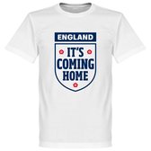 It's Coming Home England T-Shirt - Wit - XXXL