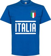Italië Team T-Shirt - Blauw - XL