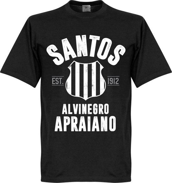 Santos Established T-Shirt - Zwart - L