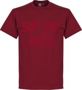 Liverpool Anfield Road Coördinaten T-Shirt - Rood - XXL
