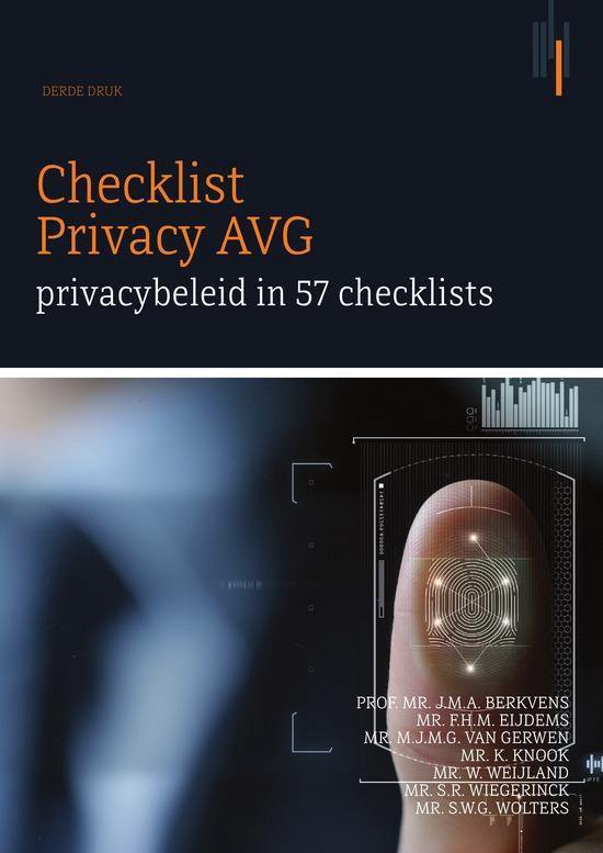 Checklist Privacy AVG: privacybeleid in 57 checklists - J. Berkvens | Tiliboo-afrobeat.com