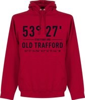 Manchester United Old Trafford Coördinaten Hoodie - Rood - XL