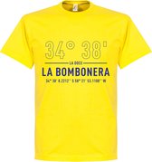 Boca Juniors La Bombonera Coördinaten T-Shirt - Geel - L