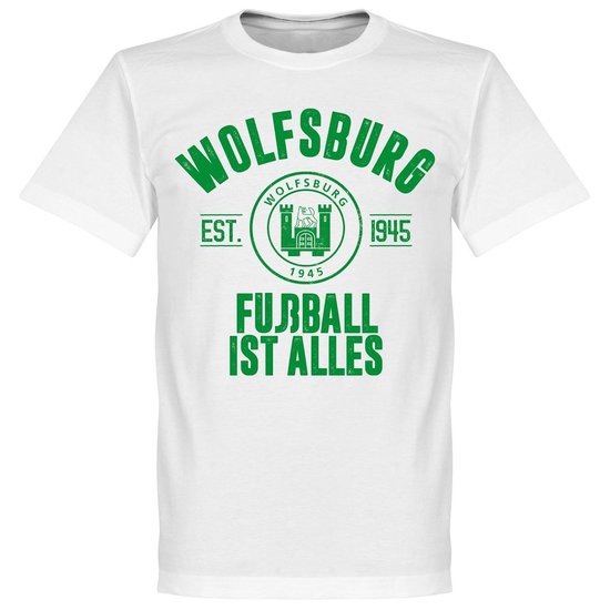 Wolfsburg Established T-Shirt - Wit - 5XL