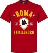 AS Roma Established T-Shirt - Rood  - S