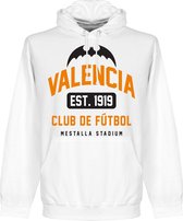 Valencia Established Hooded Sweater - Wit - XL