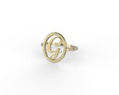 Odile Jewels - Letter Ring 14 Karaat Goud