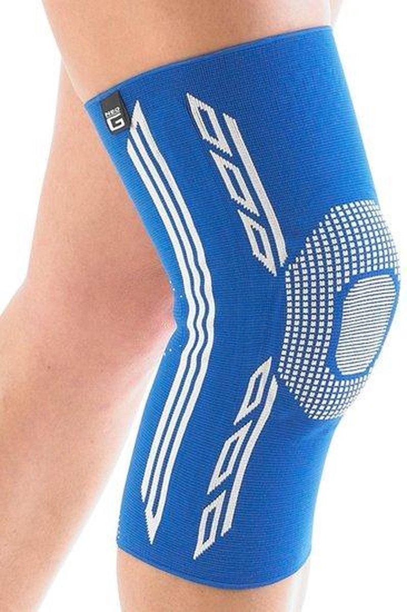 Airflow Plus stabiliserende knie support met siliconen patella kussen - large - Neo G