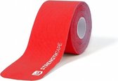 Ironman Strengthtape kinesio tape - kleur rood - lengte 5m - 20 voorgesneden strips