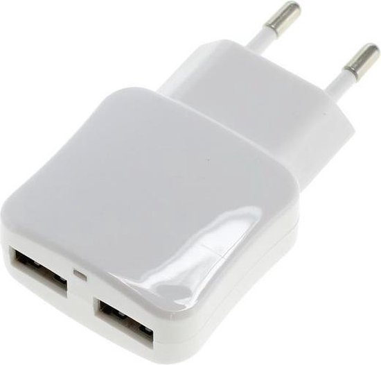 Tot stand brengen Tweet vegetarisch OTB Dubbele USB lader met Smart IC - 2,1A | bol.com