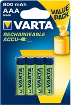 Varta Rechargeable Accu AAA 800 mAh BLS4