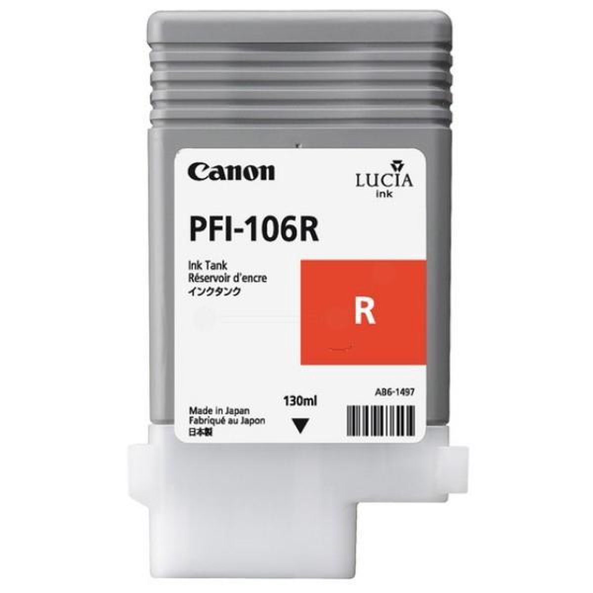 CANON PFI-106R inktcartridge rood standard capacity 130 ml 1-pack